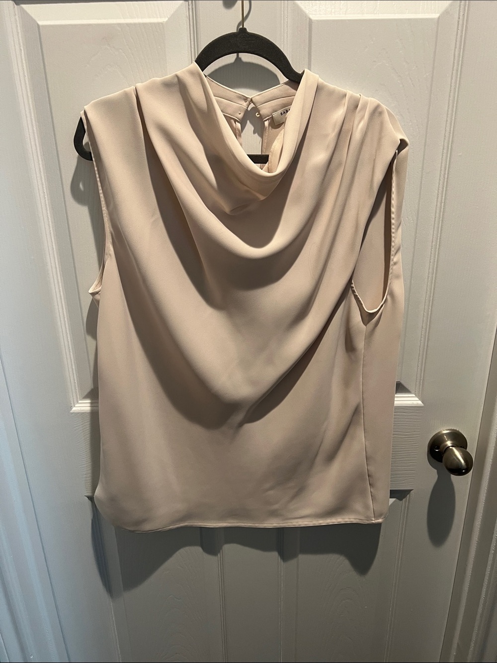 Babaton Draped Neck Sleeveless Camisole - Light Beige